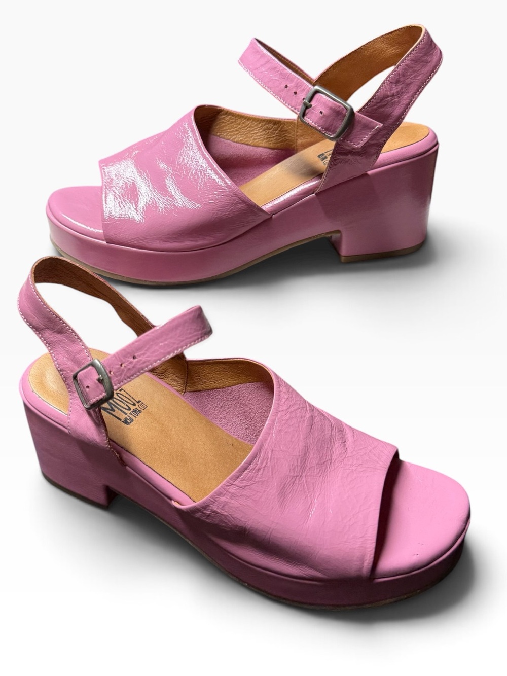 Miz Mooz, Gaia Bubble Gum Pink Platform Shoes